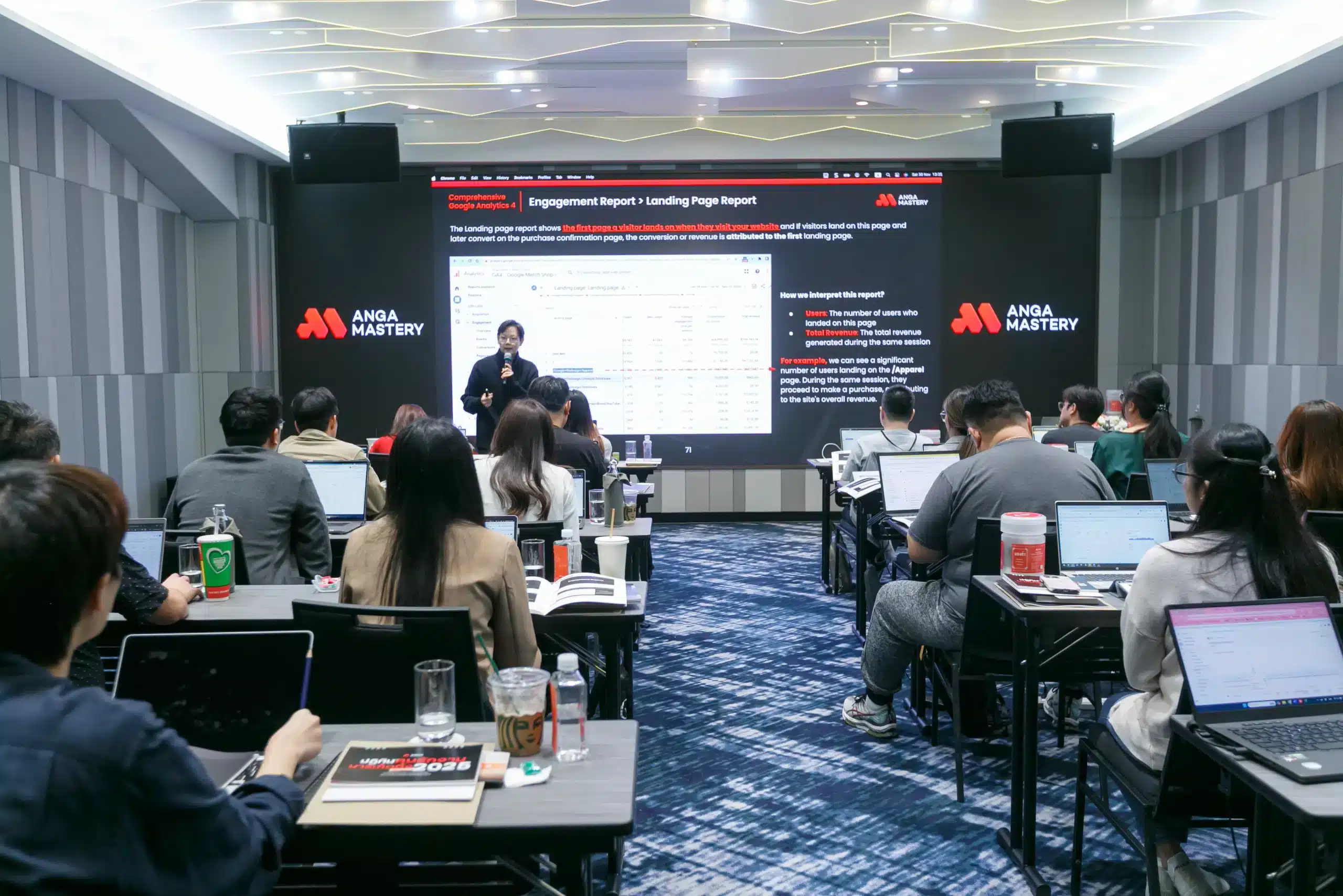 บรรยากาศคอร์สสอน ANGA MASTERY