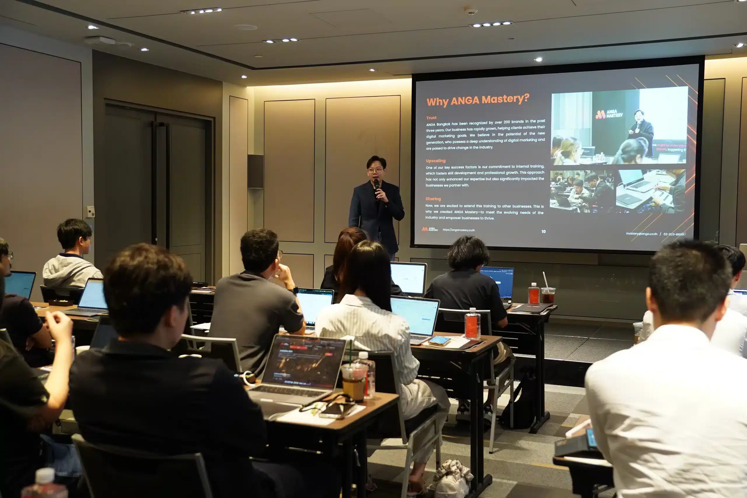 บรรยากาศการเรียนกับ ANGA MASTERY