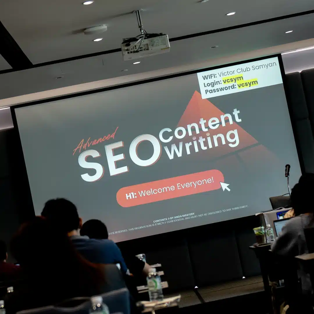 บรรยากาศคอร์ส SEO Content Writing